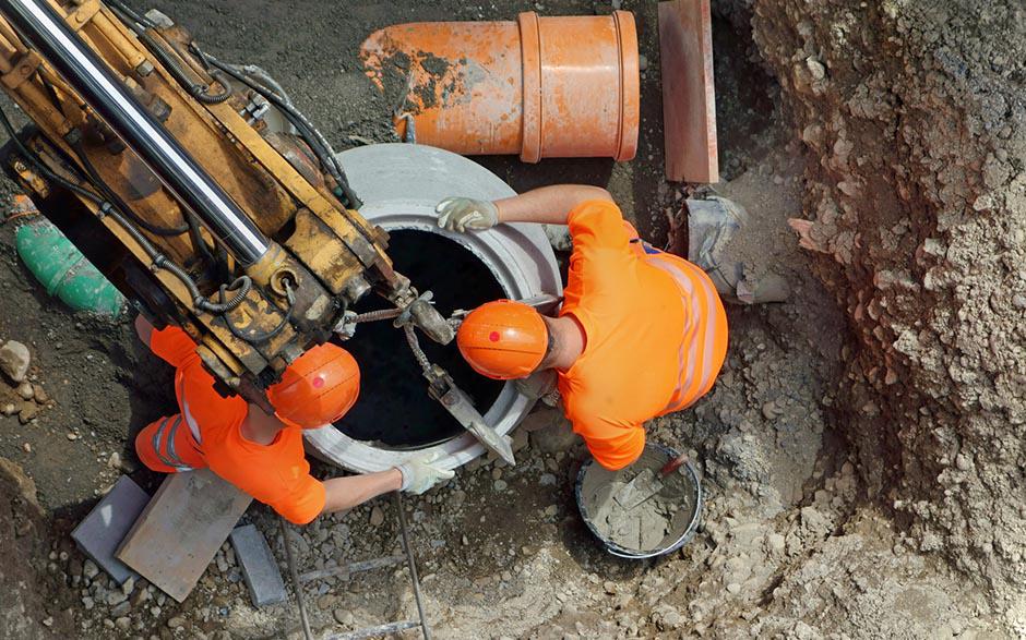 travaux assainissement Boissy-l'Aillerie